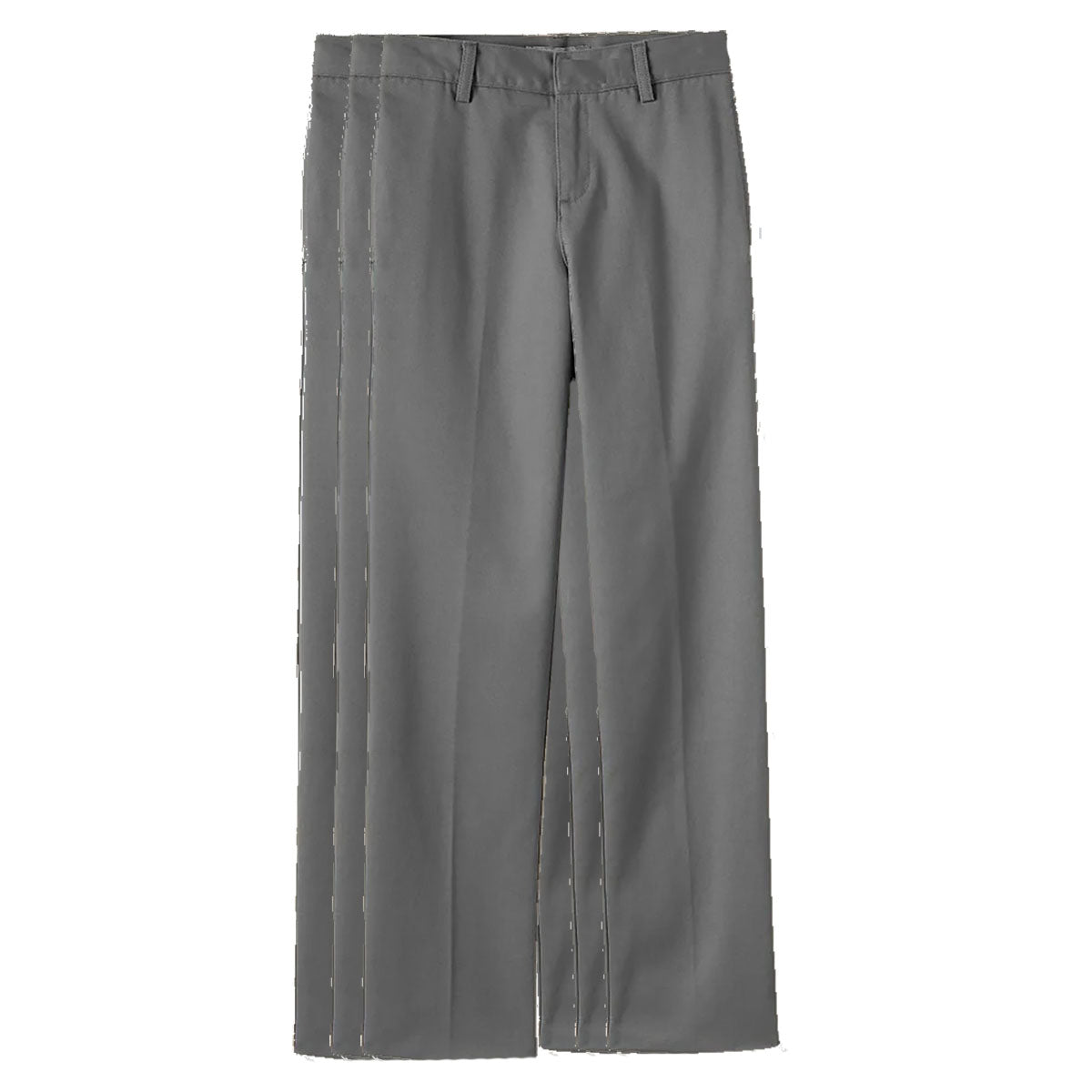 Pants Flat Front Boys  (Husky) Navy 3Pck