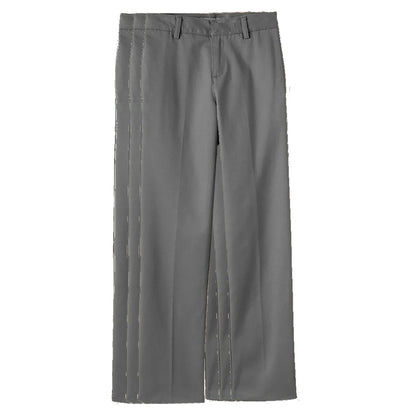 Pants Flat Front Boys  (Husky) Navy 3Pck