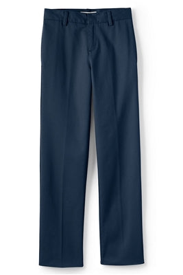 Pants Flat Front Boys  (Husky) Navy 3Pck